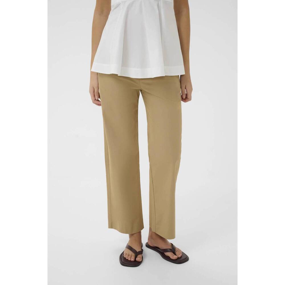 NEW INWEAR elvia cropped pants in latte